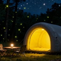 充气帐篷真能扛住寒冬？抗风性与保温结构才是冬季露营的关键