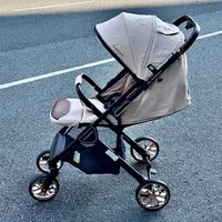 高景观+一键换向真刚需？离地高度与换向方式决定婴儿车使用体验