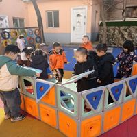 钢新八幼•“游”你做主|磁力片里的小创意大成长