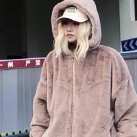春节返乡穿搭神器:BODYDREAM座山雕加厚毛绒外套