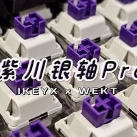 “上架了！可以打游戏了！”—— IKEYX x WEKT·紫川银轴PRO，焕新归来依旧是我心中的游戏轴体Top1！ROG夜魔丨电竞游戏机械键盘银轴推荐丨