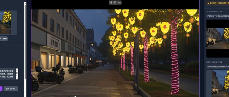 如何用照明邦Anylight将静态LED亮化效果图,生成为动态AI灯光动画?_LED灯_什么值得买