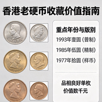 家里有香港老硬币别乱用,这几个年份与版别,品相好能值数千元