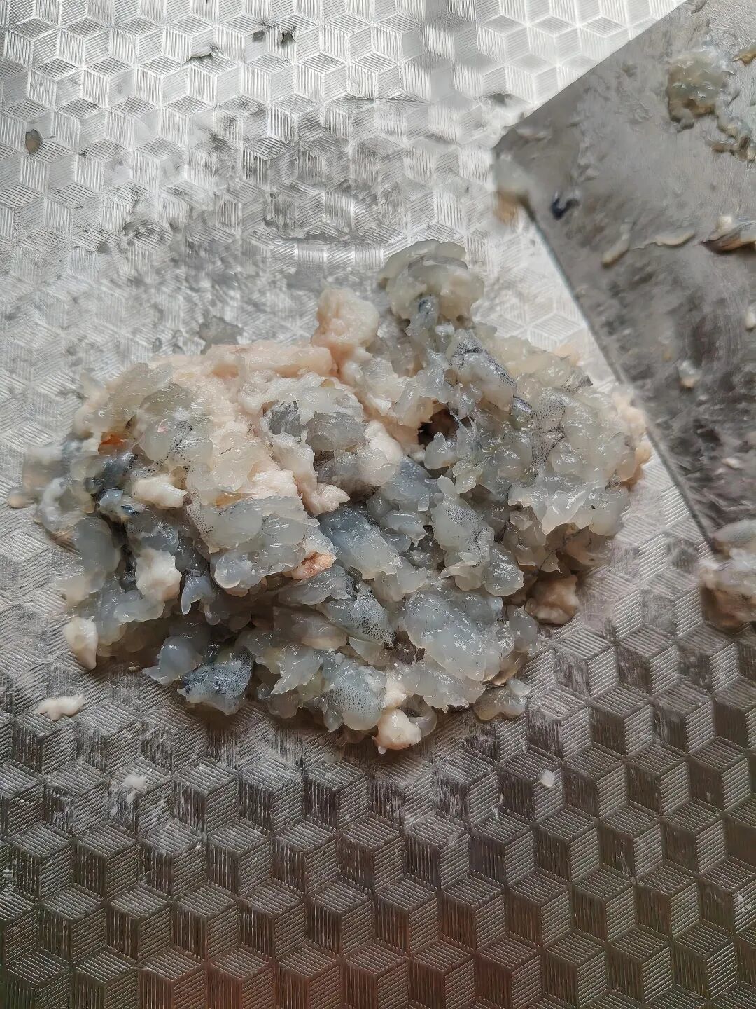 10只虾我做了17个大虾滑