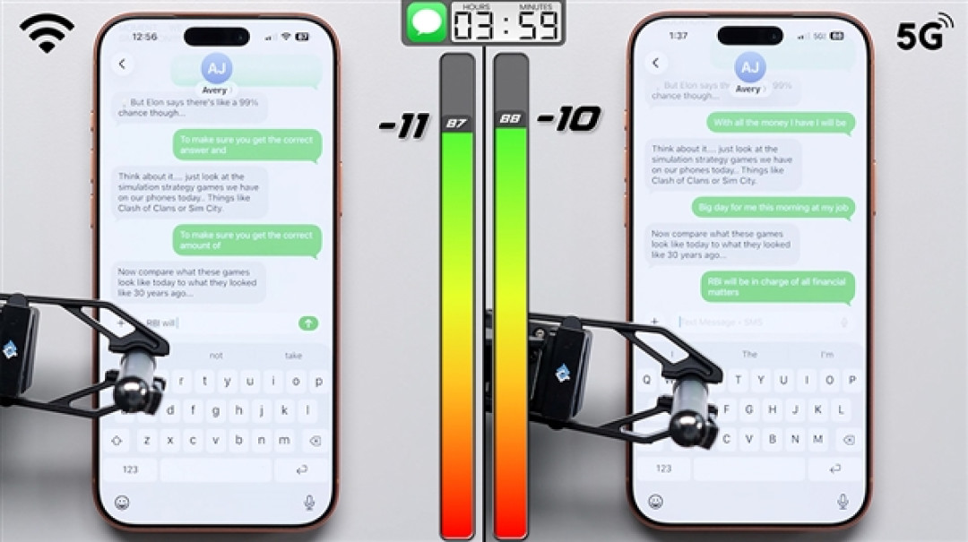手机用WiFi还是5G更耗电:iPhone 17 Pro Max实测结果超意外