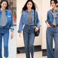 早春穿牛仔衬衫太省心，百搭耐看还显气质，轻松搞定不同场合穿搭