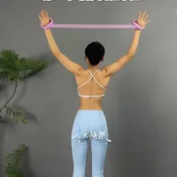 拉力器4分钟肩背训练完整版来了（超详细讲解）想要背真的变薄了，身材挺拔的，穿衣好看的仙女们，每天3遍，#开肩美背 #拉力器 #弹力带健身 #提升气质