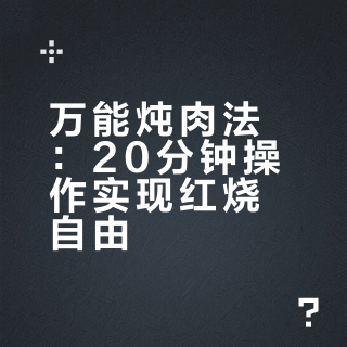 万能超快速炖肉法（操作过程约20多分钟）