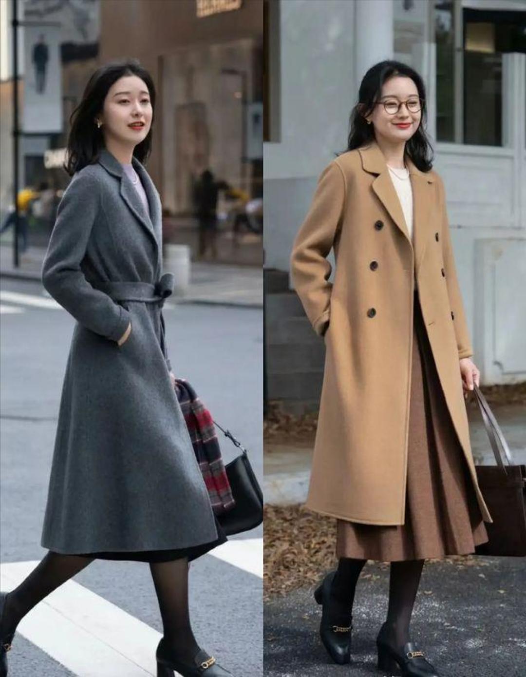 “高级感大衣穿搭”模板!普通人照着穿,气质翻倍不挑人