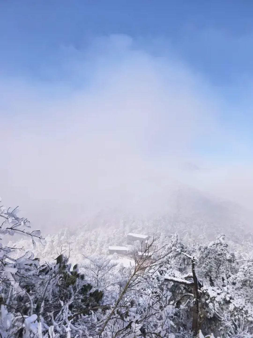 2026.2.1实况带娃8小时徒步百丈岭看雪景