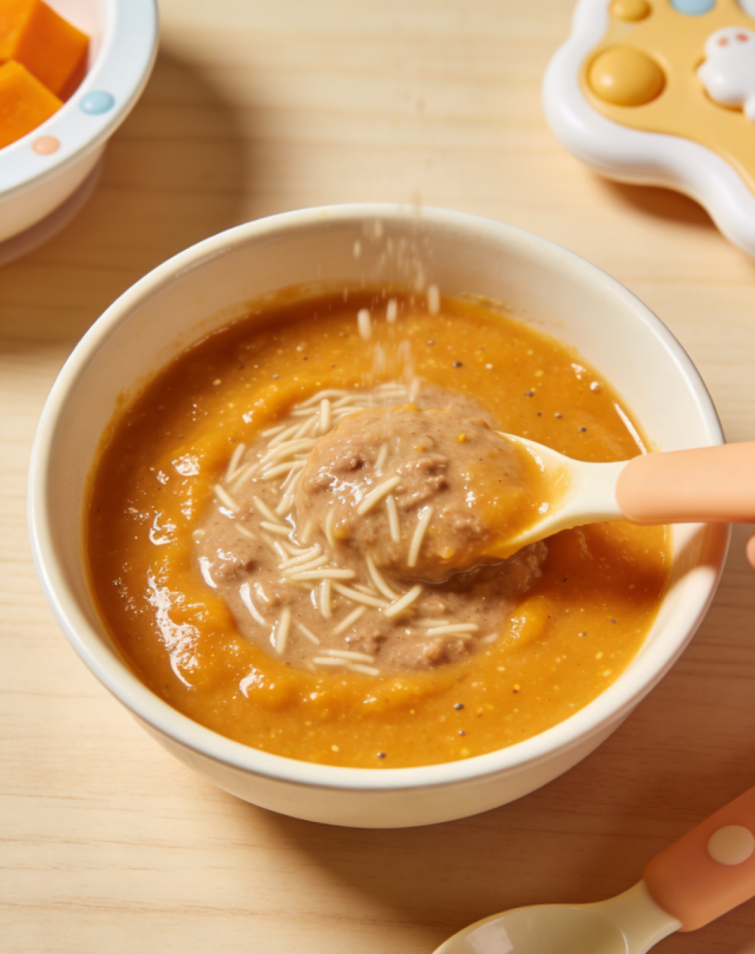 宝宝辅食3款经典食谱|7-10月龄适配,软烂好做,补铁又养胃
