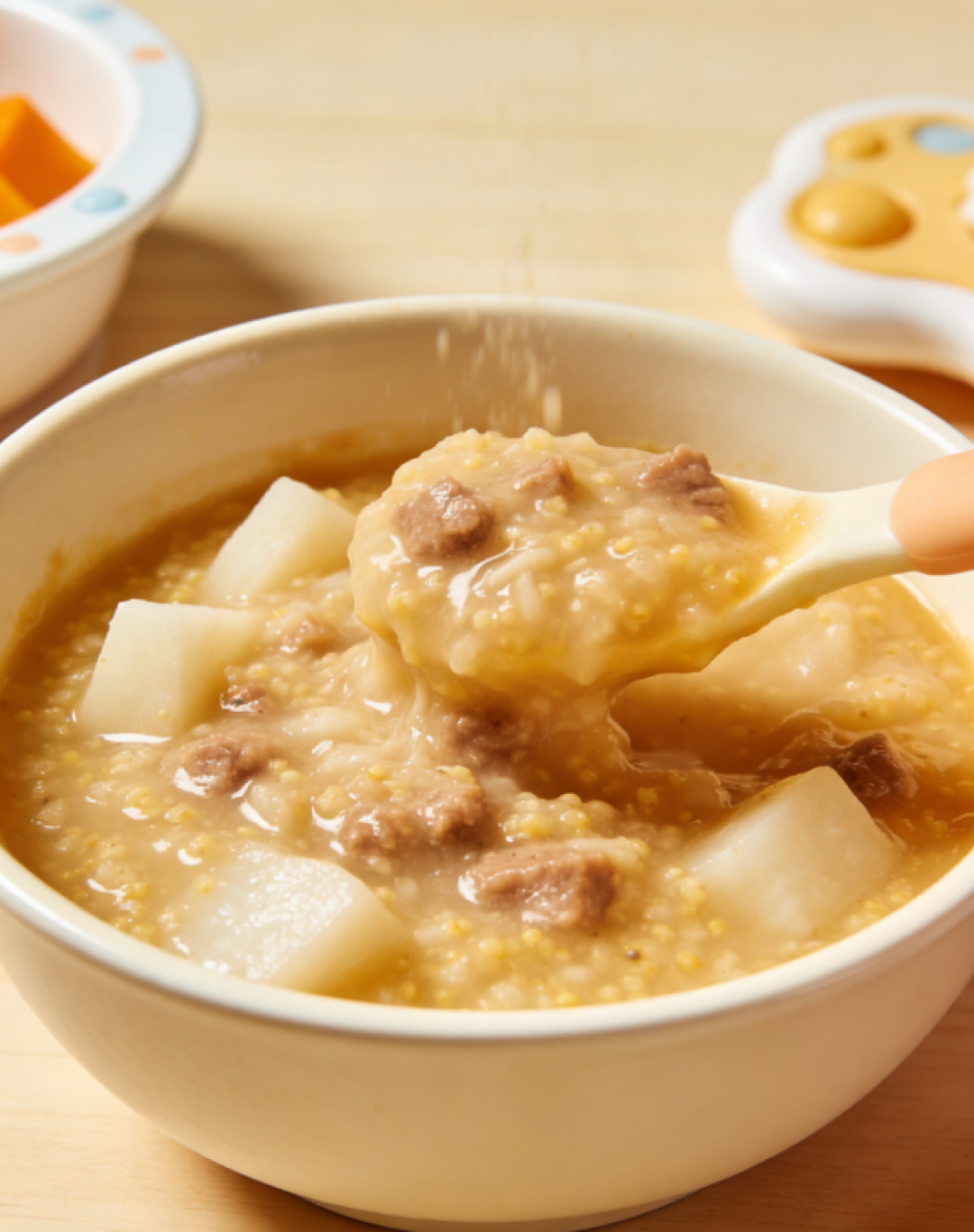 宝宝辅食3款经典食谱|7-10月龄适配,软烂好做,补铁又养胃