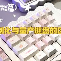 客制化与量产键盘的区别｜功能篇