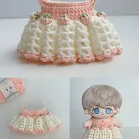 新手教程|镂空草莓连衣裙|20cm棉 🧶线材:唯棉4股@苏苏姐家官方旗舰店
🎨色号:49、06、25
🪡钩针:2.0mm
📖图解@三月时光手作 老师的图解是适用labubu的,图解调整为20CM棉娃用的
🚫视频禁止搬运、禁止商用!
#手工 #爱编织爱生活 #娃衣 #沈星回 #连衣裙