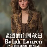 成衣｜Ralph Lauren Fall 26RTW 86岁的Ralph Lauren，在曼哈顿重建了他的贝德福德庄园。#hello时尚季 #时尚开放麦 #Twatalk #2026秋冬  #纽约时装周