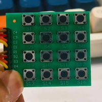 4x4矩阵键盘的原理及使用（附STM32驱动代码）