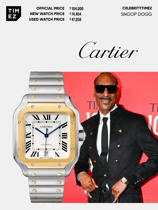 每日腕星｜卡地亚桑托斯 黄金表圈质感全开