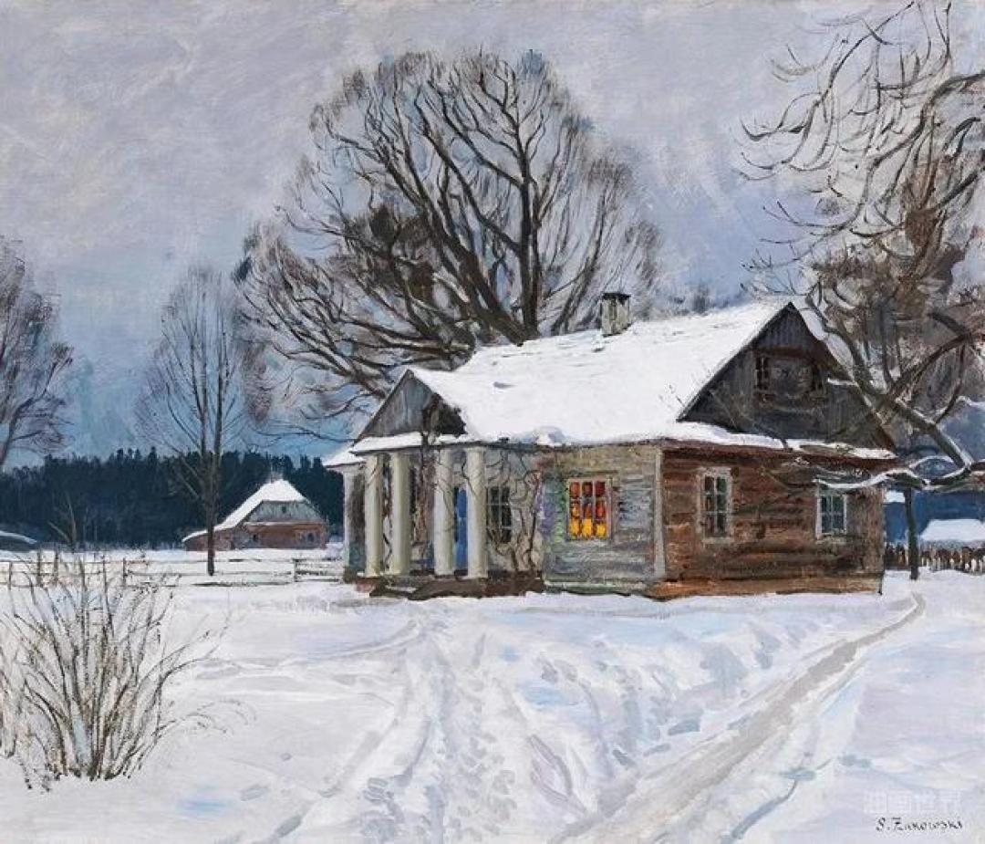 16幅 西方画家笔下的冬天雪景