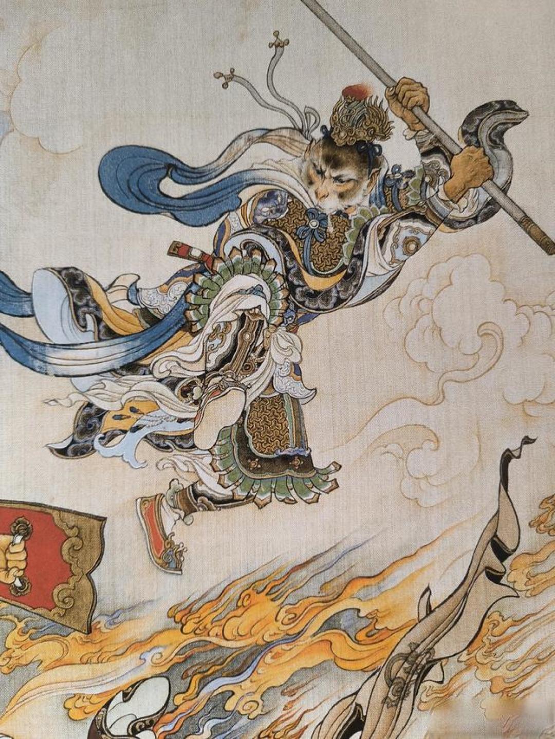 新中国绘画史上的一座孤峰画圣刘继卣，巅峰之作《大闹天宫》组画