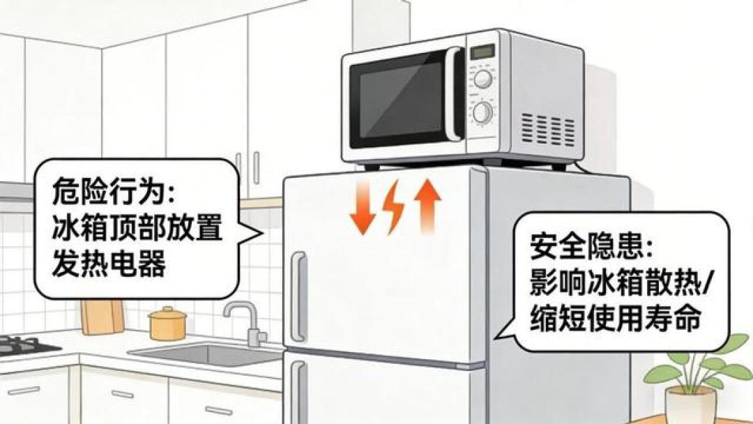 冰箱顶别乱堆东西！这三样千万不能放，过日子的人都要懂
