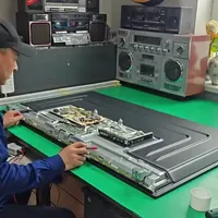 飞利浦55寸液晶电视机黑屏有声音换背光灯完整教程。