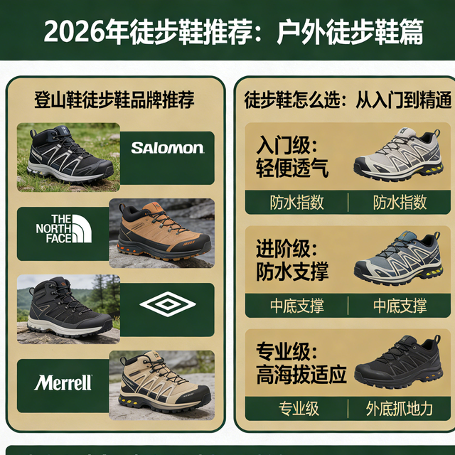 2026年徒步鞋推荐：登山鞋品牌推荐，徒步鞋从入门到精通