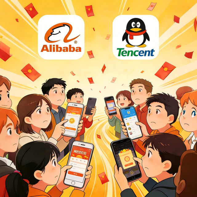 30亿AI红包大战：巨头疯狂撒钱，用户冷眼围观