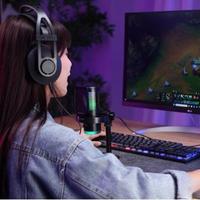 百元高性价比桌面麦克风，博雅、闪客、非梵迪哪款才是RGB桌搭的终极答案？