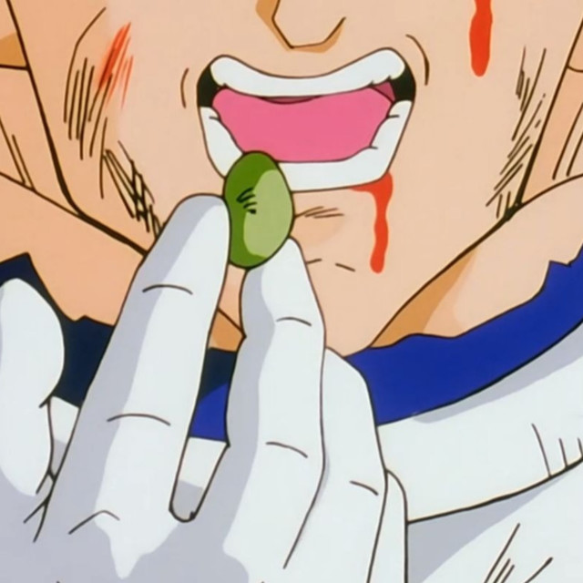 龙珠：贝吉塔第一次吃仙豆，战斗力达到60000，比孙悟空低了3万