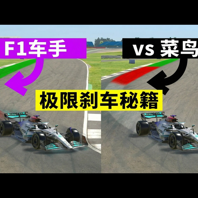 【中配】职业选手的秘密：为什么F1车手的刹车能这么晚？ - Driver61