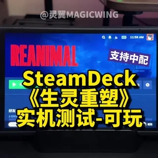 SteamDeck《生灵重塑》实机测试:可玩 #steamdeck #steam游戏 #sd游戏实测 #小小梦魇