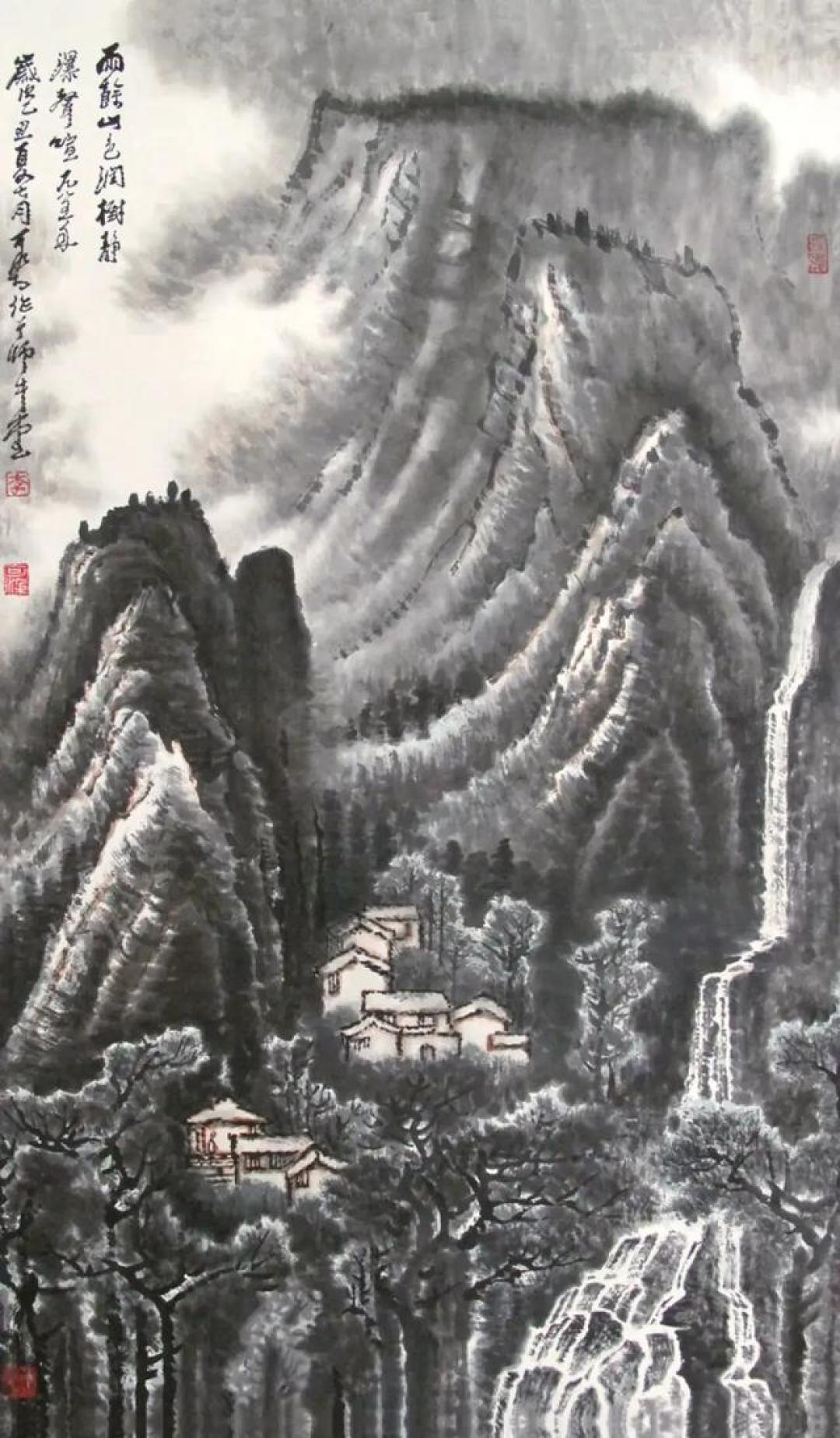 李可染水墨写生山水技法论|陈雨顺
