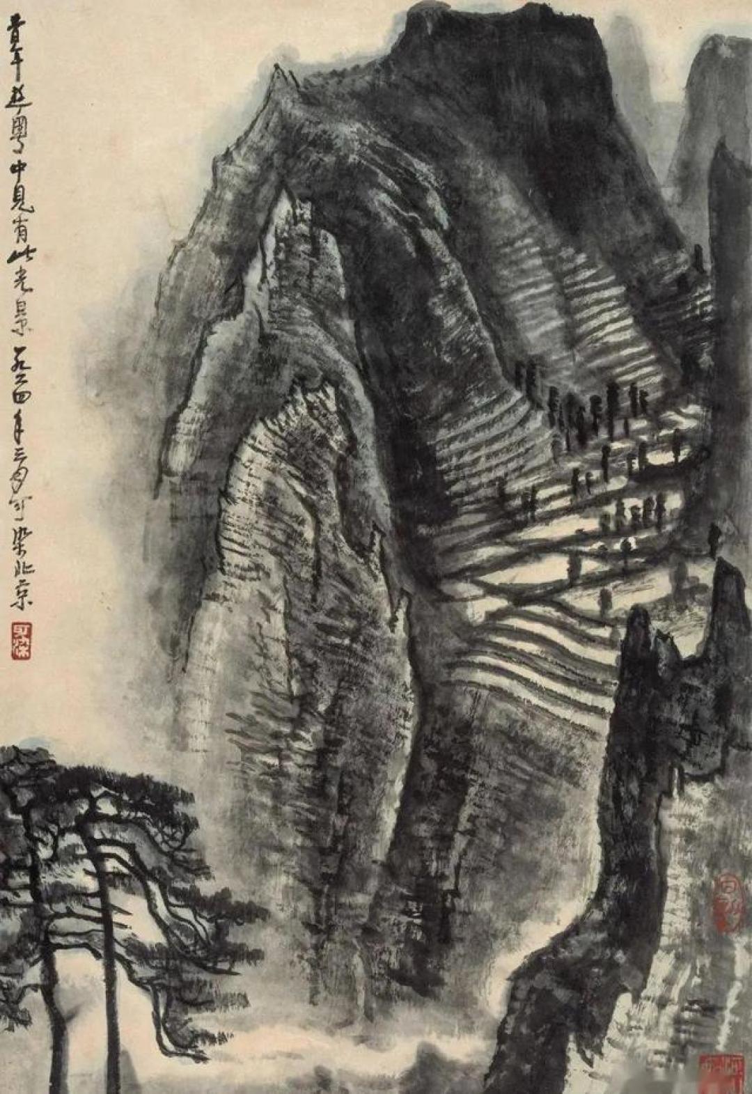 李可染水墨写生山水技法论|陈雨顺