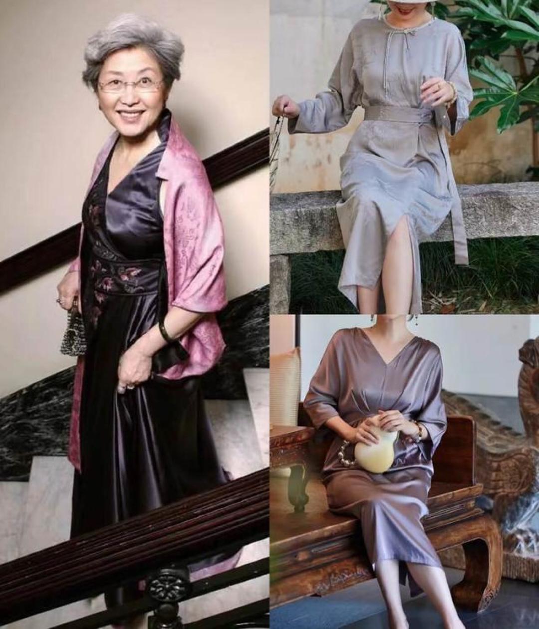 看73岁傅莹打扮，我悟了：白发不染、穿衣不花，到老都优雅！