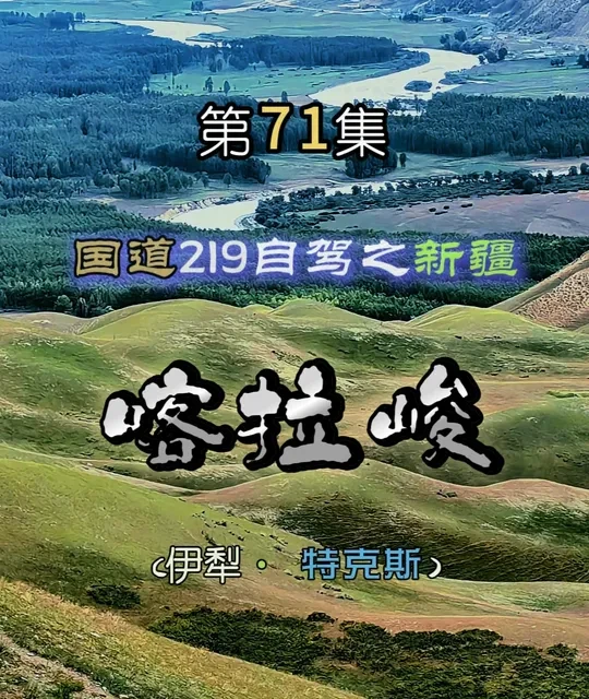 第71集 | 国道219自驾之新疆  伊犁 · 喀拉峻草原 喀拉峻草原不是一马平川的单调，而是起伏连绵的“人体草原”，每一道曲线都如大地的肌理，舒展而富有韵律。
#新疆自驾游 #国道之王219 #最美的风景在路上 #喀拉峻大草原 #老张环华自驾游