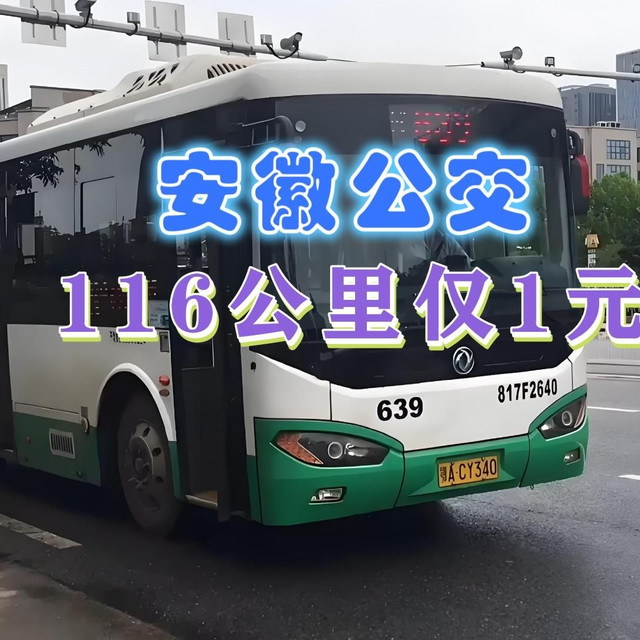 安徽最牛公交！116公里仅1元票价，网友：点赞，但考虑过成本吗
