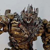 变形金刚模型玩具油罐威震天模型重涂改造加灯，DP01V UT NA油罐威震天模型涂装