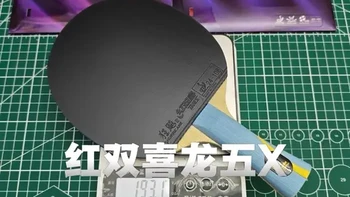 内置底板还得看红双喜，今日搭配分享：红双喜龙五X➕狂飚三蓝省➕狂飚8-80，记录粘过的每一支球拍🏓#乒乓 #乒乓器材 #龙五X #粘贴教程 #乒乓器材搭配