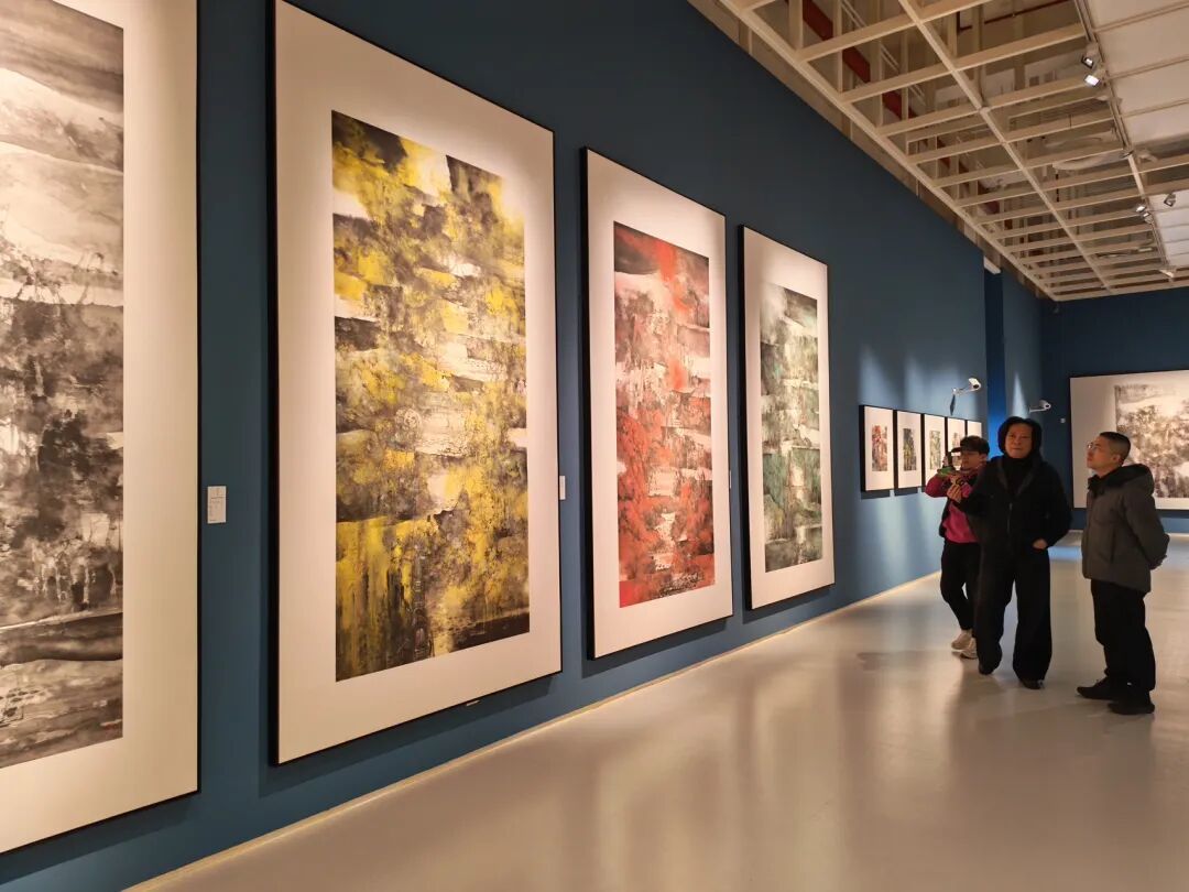 汪家芳365幅書画展,在海派藝術厅展出,闵行博物館旁邊