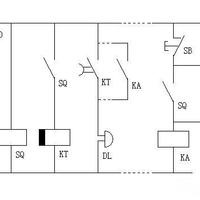 光电开关.时间继电器.中间继电器如何控制一照到光电开关报警器就响的接线图？