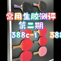 729生胶563，大维生胶388c-1，大维生胶388c-2测评#乒乓球 #生胶 #乒乓球测评#生胶测评