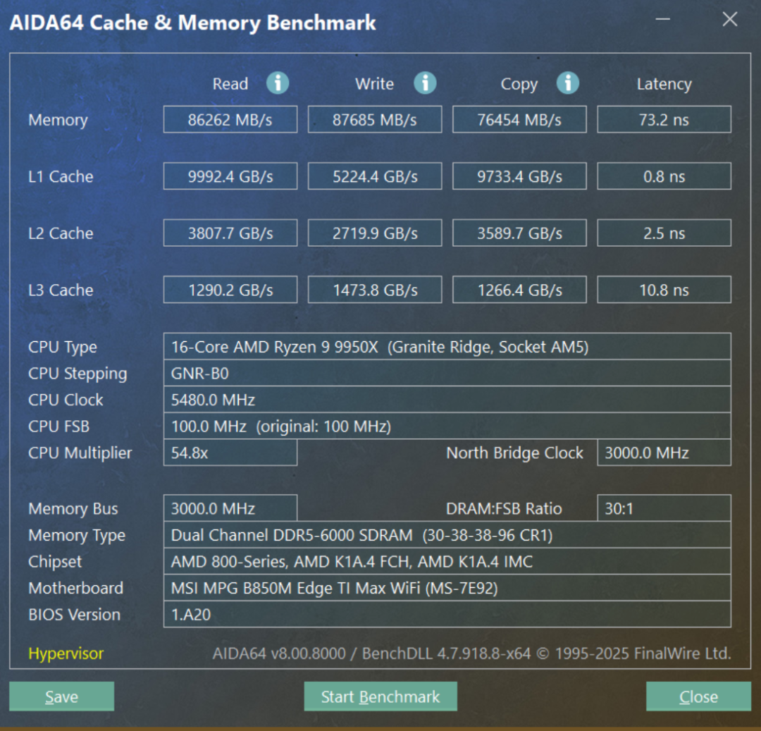 微星MPG B850M EDGE TI MAX WIFI刀锋 钛评测:是M-ATX,但内外都要MAX