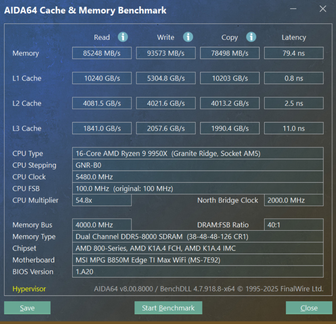 微星MPG B850M EDGE TI MAX WIFI刀锋 钛评测:是M-ATX,但内外都要MAX