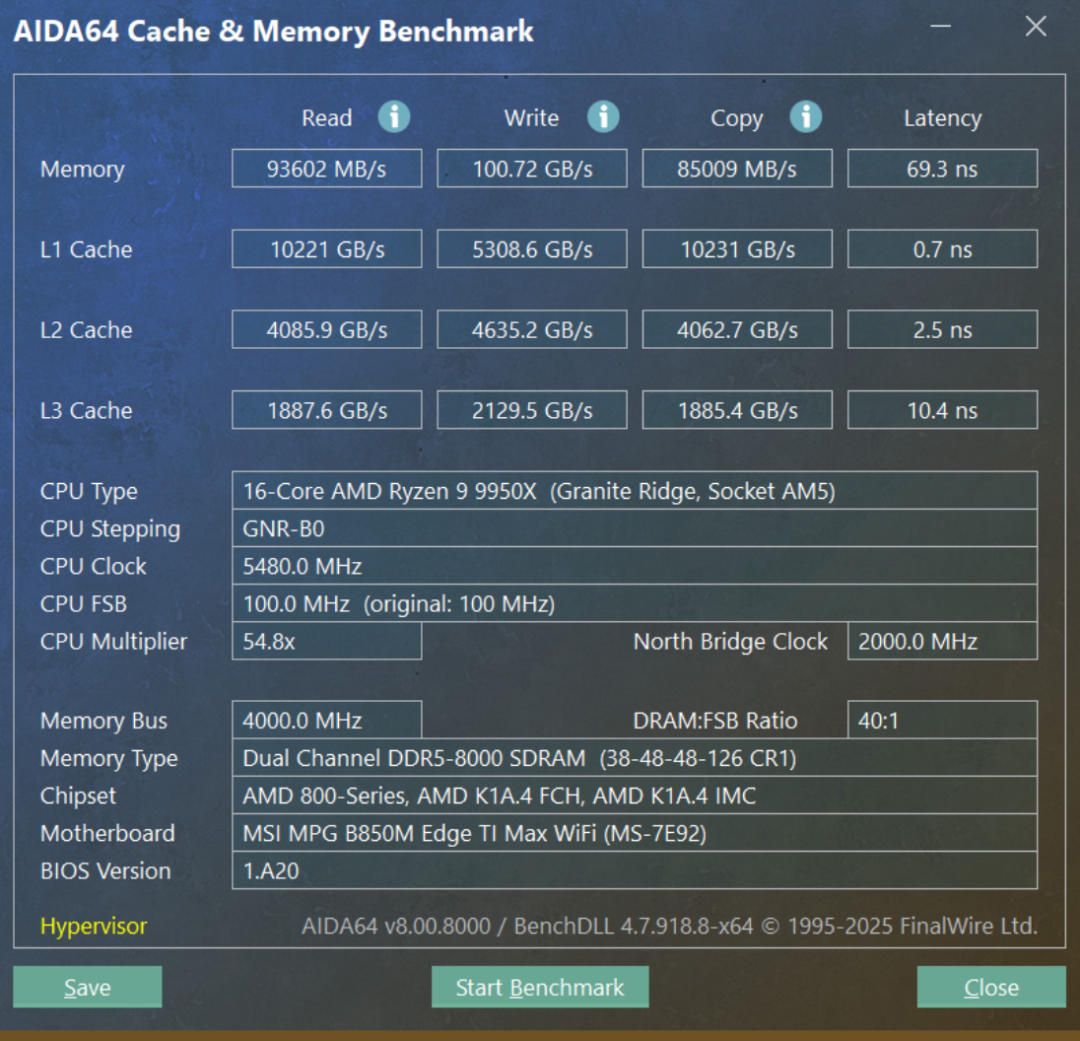 微星MPG B850M EDGE TI MAX WIFI刀锋 钛评测:是M-ATX,但内外都要MAX