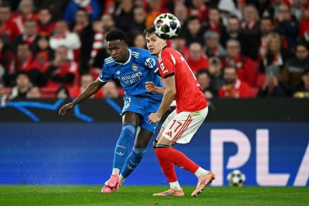 皇马1-0本菲卡：维尼修斯世界波，种族歧视与穆帅红牌抢戏