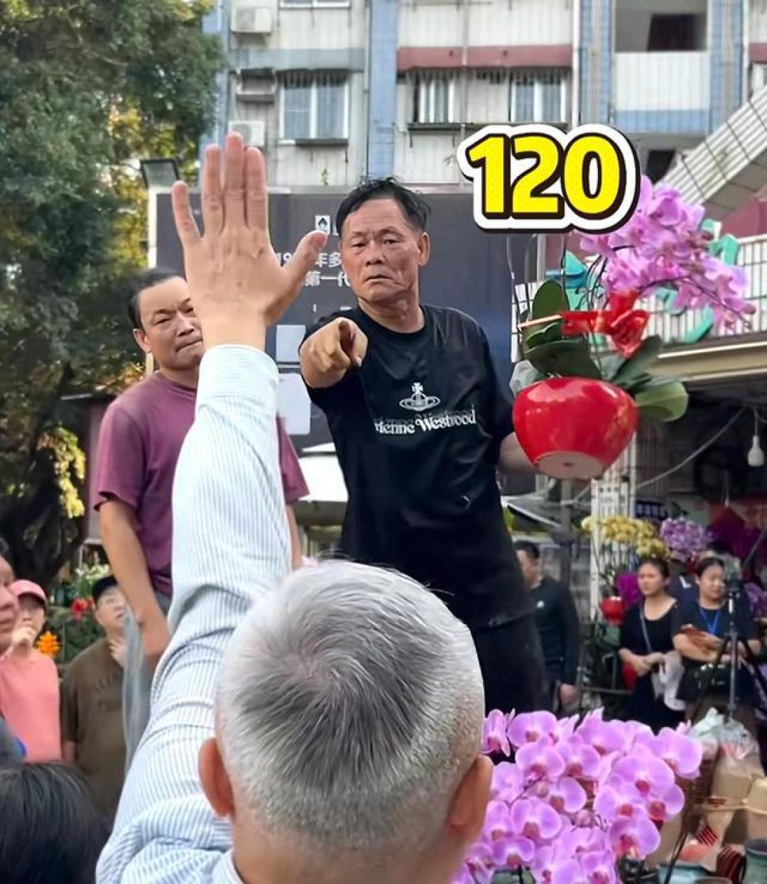 深圳花店“反向拍卖”火了:蝴蝶兰从250元喊到120元成交