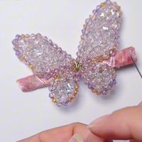 水晶蝴蝶发夹教程免费教程分享
