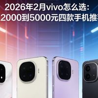 2026年2月vivo怎么选：从2000到5000元四款手机推荐