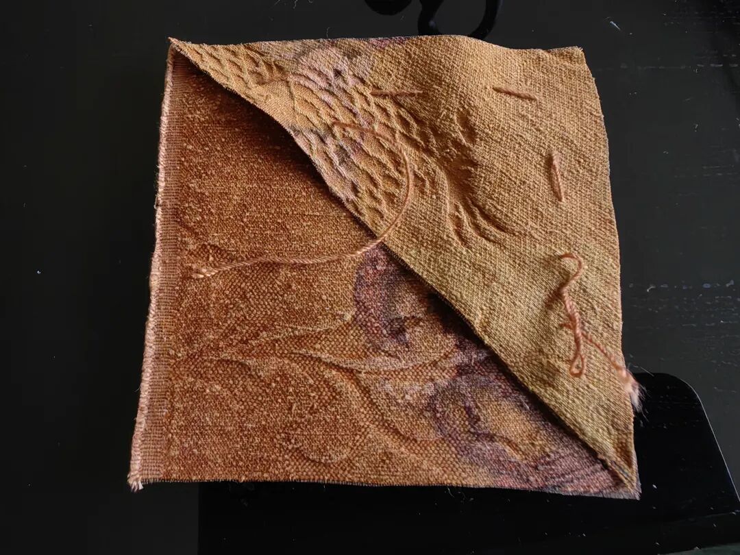 布艺书签:香云纱皮子料手作书签