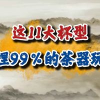 这11大杯型轻松拿捏99%的茶器玩家!